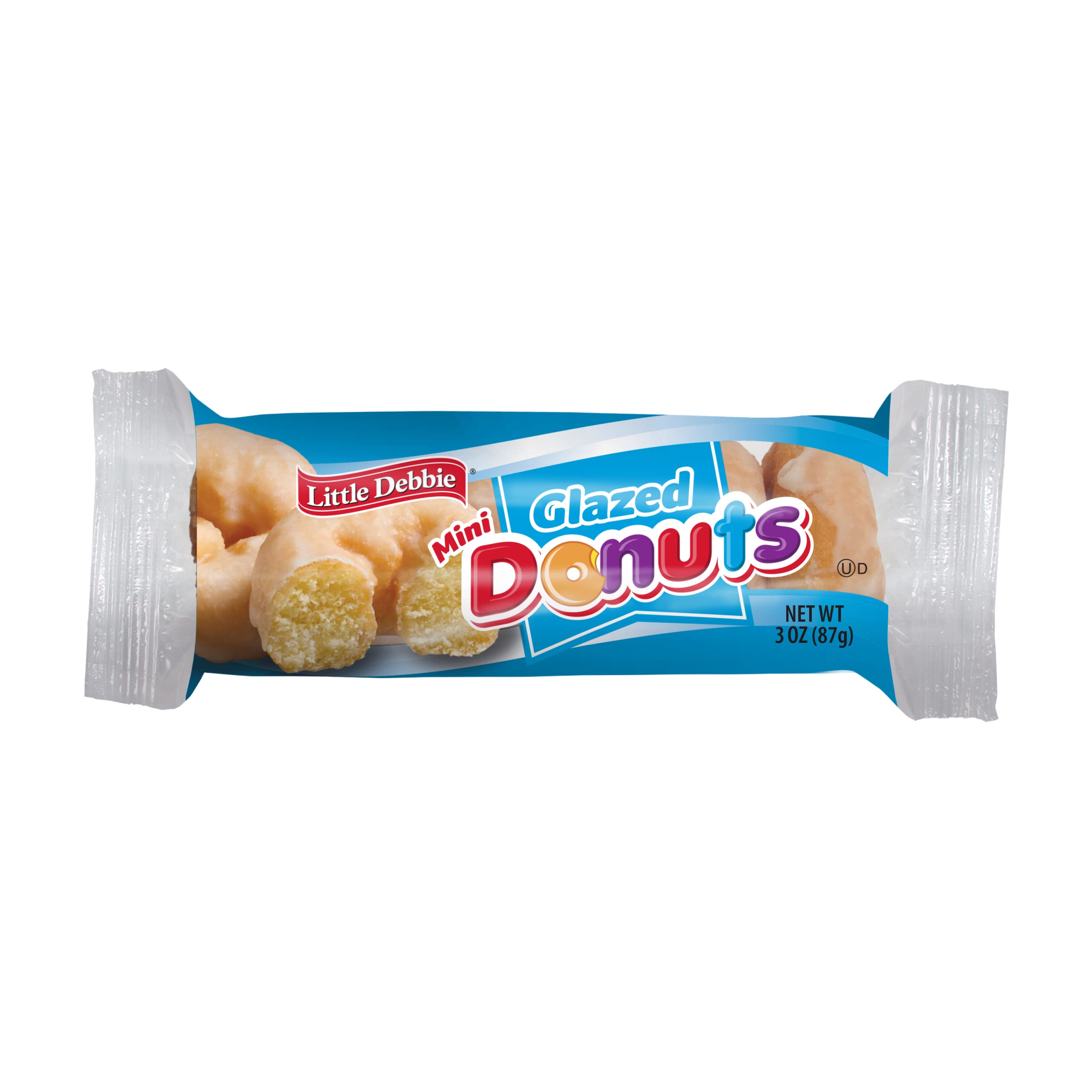 Snack Mini Donuts (Glazed), 3oz, Pack of 12