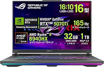 Amazon.co.jp: ASUS ゲーミングノートPC ROG Strix G16 G614PR 16
