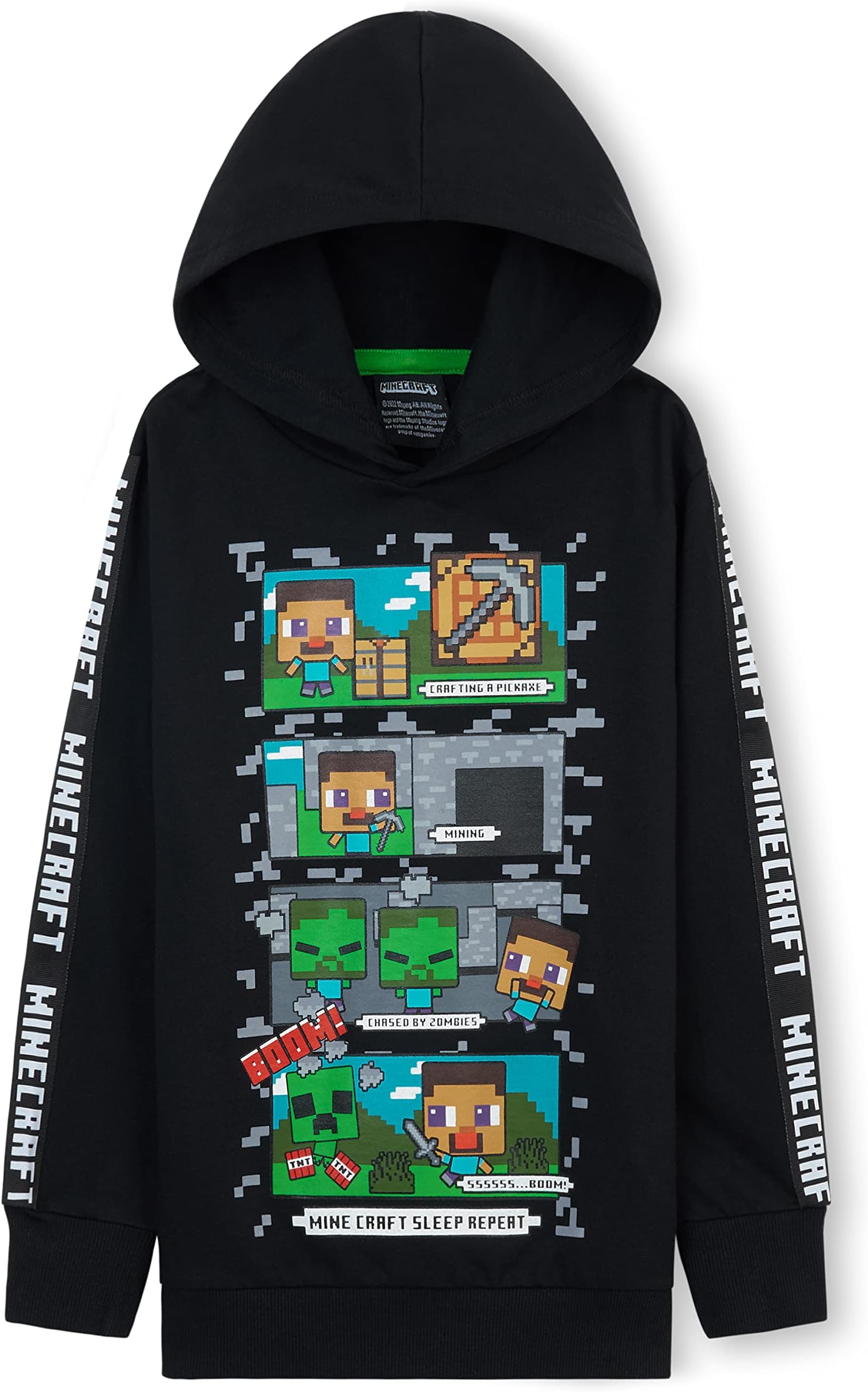 MinecraftHoodie for Boys and Teenagers - Creeper Boys' Hoodies 5-14 Years - Gaming Gifts for Boys