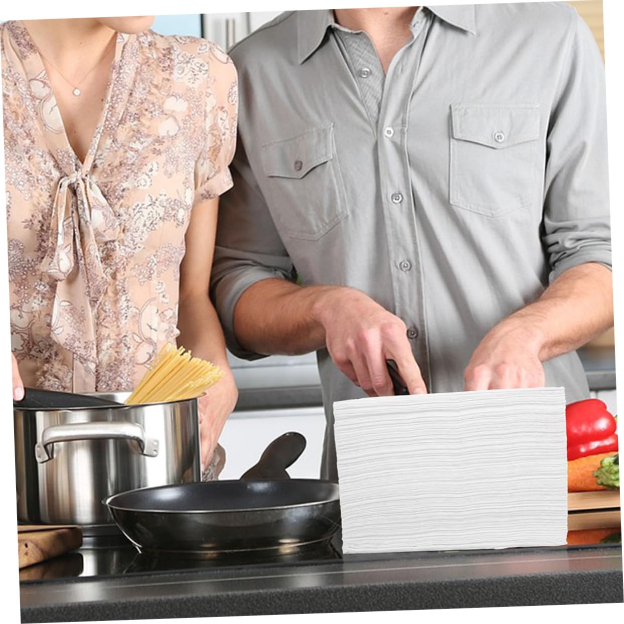 Beaupretty 2confezione Tovaglioli Spessi e Resistenti Per Feste e Catering Confezione Da Pratici e Versatili Per in Cucina Ristoranti e Ambienti Medici