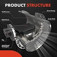 Vista 6 de A-Premium Sensor de flujo de aire masivo compatible con Volvo 960 1992-1995 L6 2.9L DOHC aspirado naturalmente