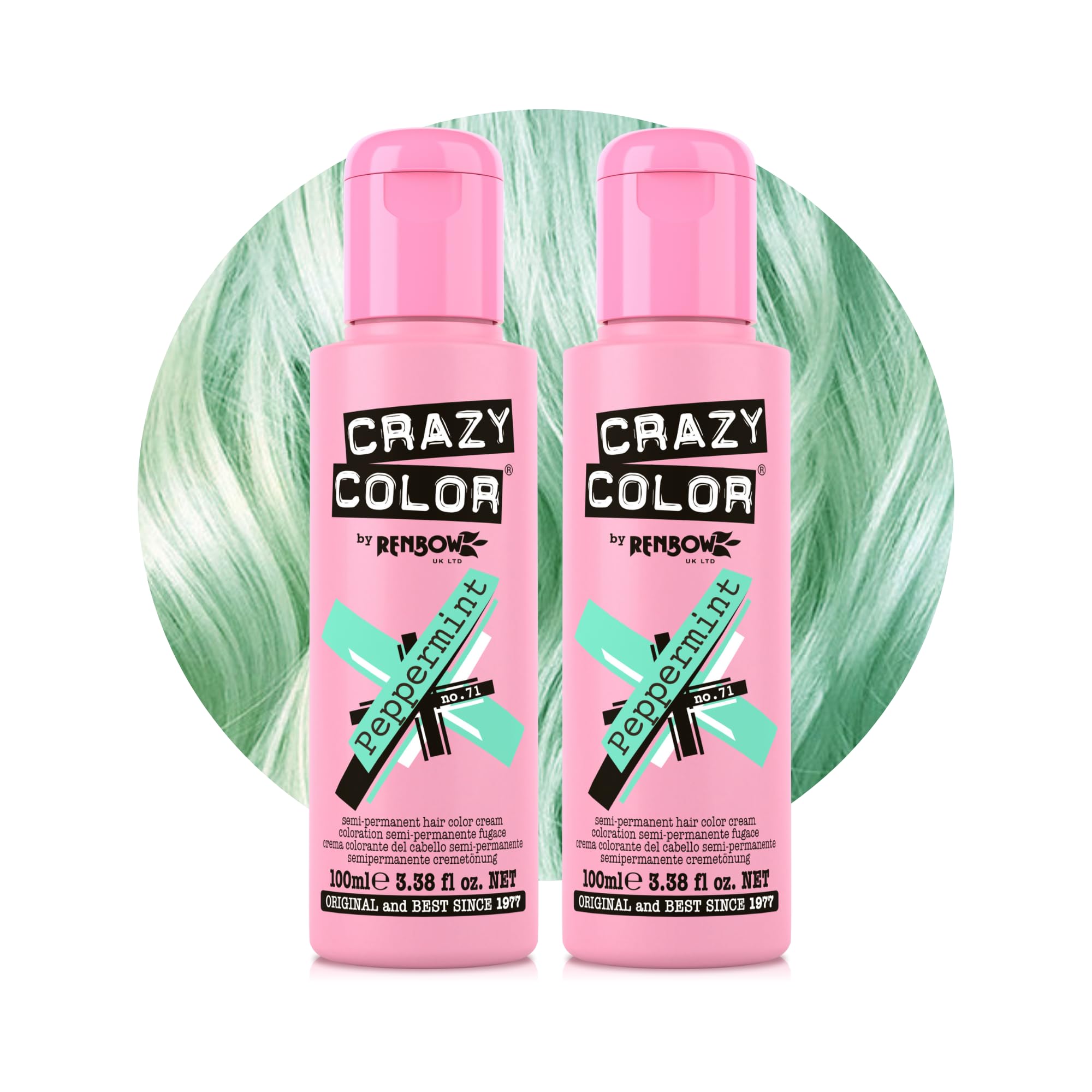 Crazy Color Bordeaux Red Hair Dye Duo 200ml