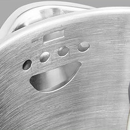 Miniatura 7 de Caldera de agua eléctrica, hervidor eléctrico de 2.3 L, boquilla grande, 4 protección de seguridad de acero inoxidable para dormitorio (blanco)