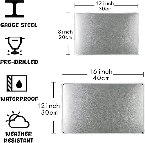 Vintage Cartel de para Bao Metal Sign 16x12 Inch Rust Bath Wall Decor Home Kitchen Bar Pub Garden Poster