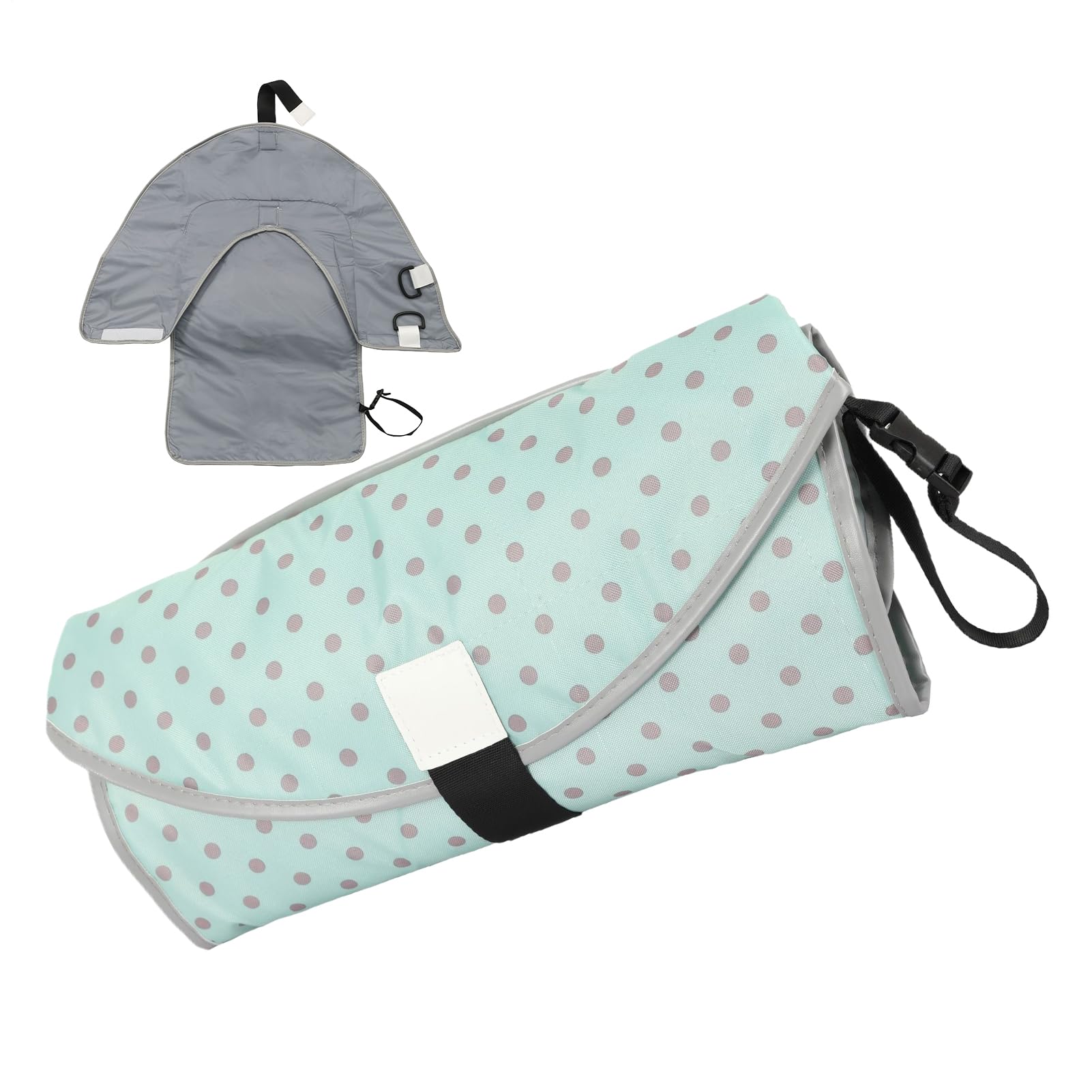 Wezalget Nappy Changing Tables, Portable Diaper Changing Station, Waterproof Baby Travel Hands Clean Chang Pad, for Outdoor Holiday Road Trip, 70x68cm