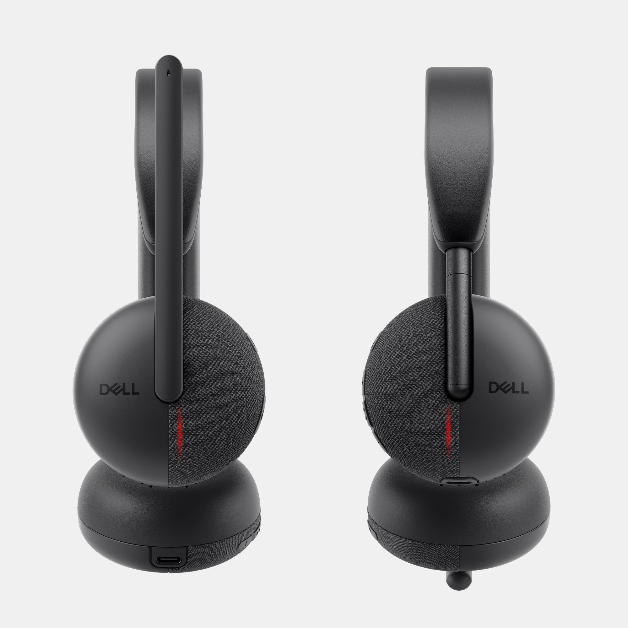 Dell WL3024 Cuffie Senza Fili – Microfono con Cancellazione Rumore AI, Audio Stereo, Connettività Multi-Link, Certificazioni Microsoft Teams e Zoom, 41 Ore di Autonomia