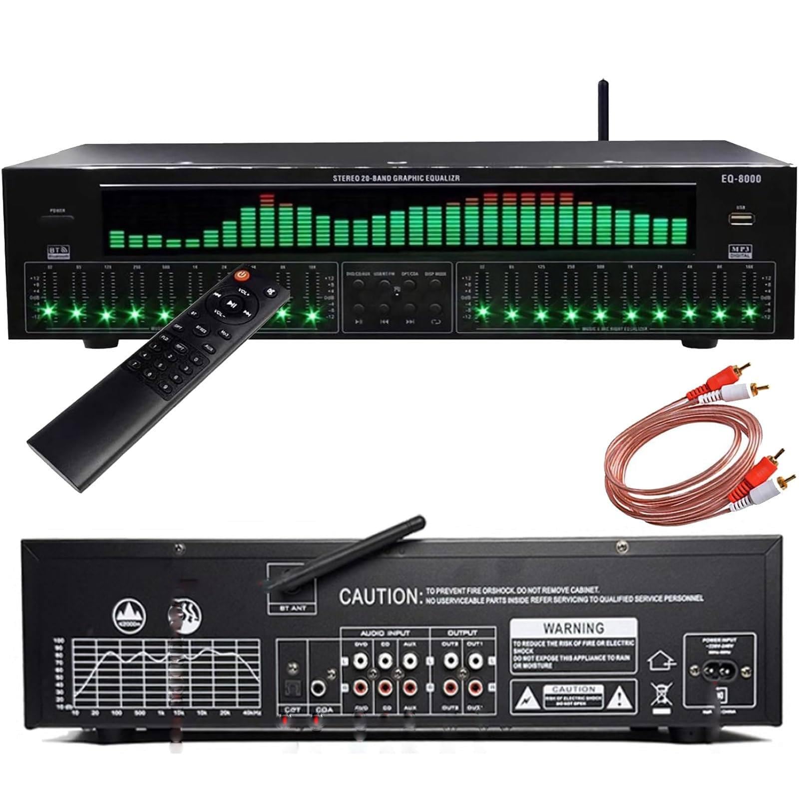 Profesjonalny procesor audio z graficznym korektorem 31-pasmowym, wyświetlacz spektrum, cyfrowy korektor audio, profesjonalne systemy dźwiękowe, korektory dla sceny KTV