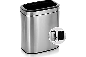 5-Gallon Metal Trash Can with Lid: Alpine's Trash Can Perfection