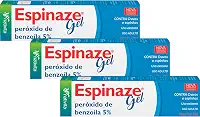 Kit 3 Espinaze Gel 20g Benzoíla 5% n Contra cravos e espinhas