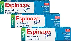 Kit 3 Espinaze Gel 20g Benzoíla 5% n Contra cravos e espinhas