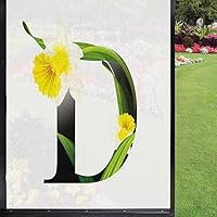 Vista 16 de Película decorativa para ventana con texto en inglés "Saying Window", decoración del hogar, palmeras tropicales hawaianas, diseño de acuarela