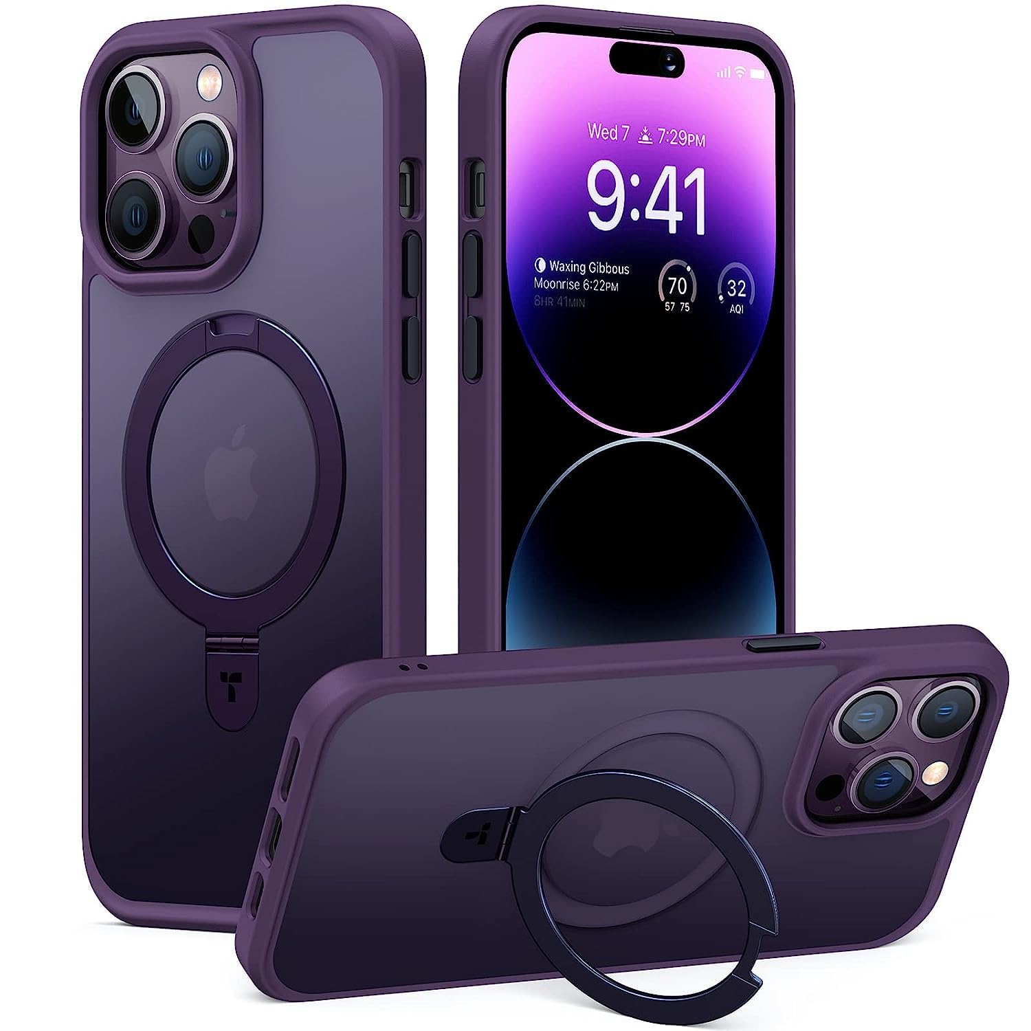 TORRAS UPRO OSTAND PRO iPhone Dark Purple 14 PRO MAX