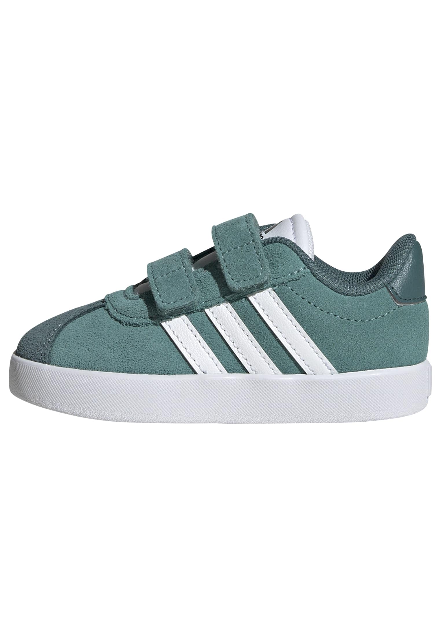 adidas Unisex Baby VL Court 3.0 Shoes Infants, Powder Teal/Cloud White/Preloved Teal, 3 UK Child