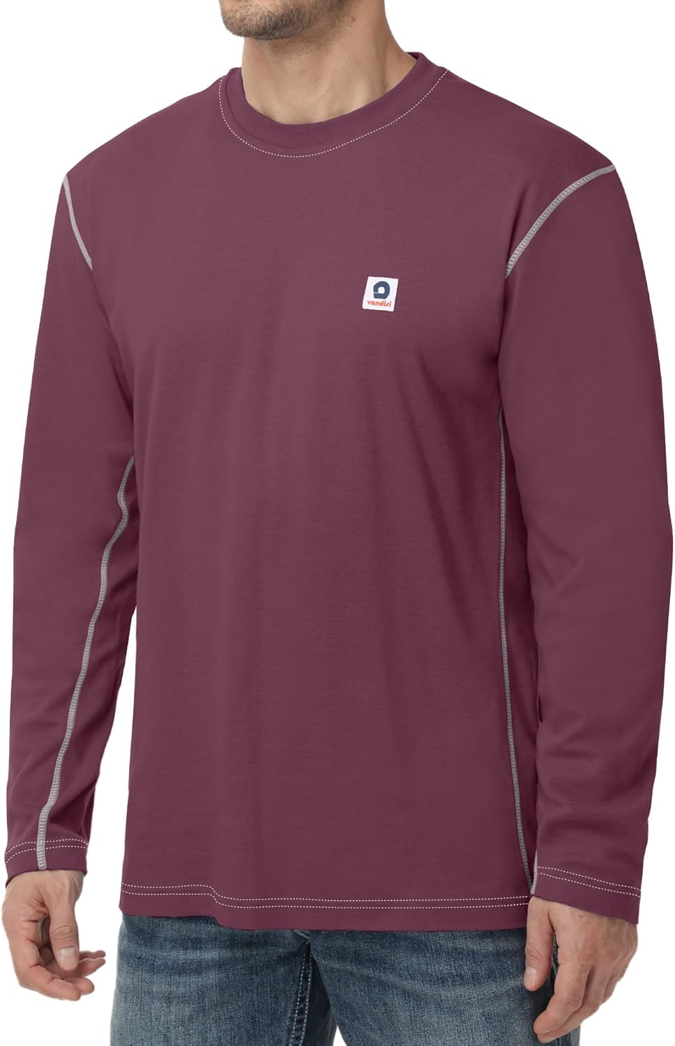 FR Shirts Fire Resistant Shirts Clothing for Men 100% Cotton Pre-Washed 6.5oz Lightweight FR Long Sleeve Shirts - Image 3