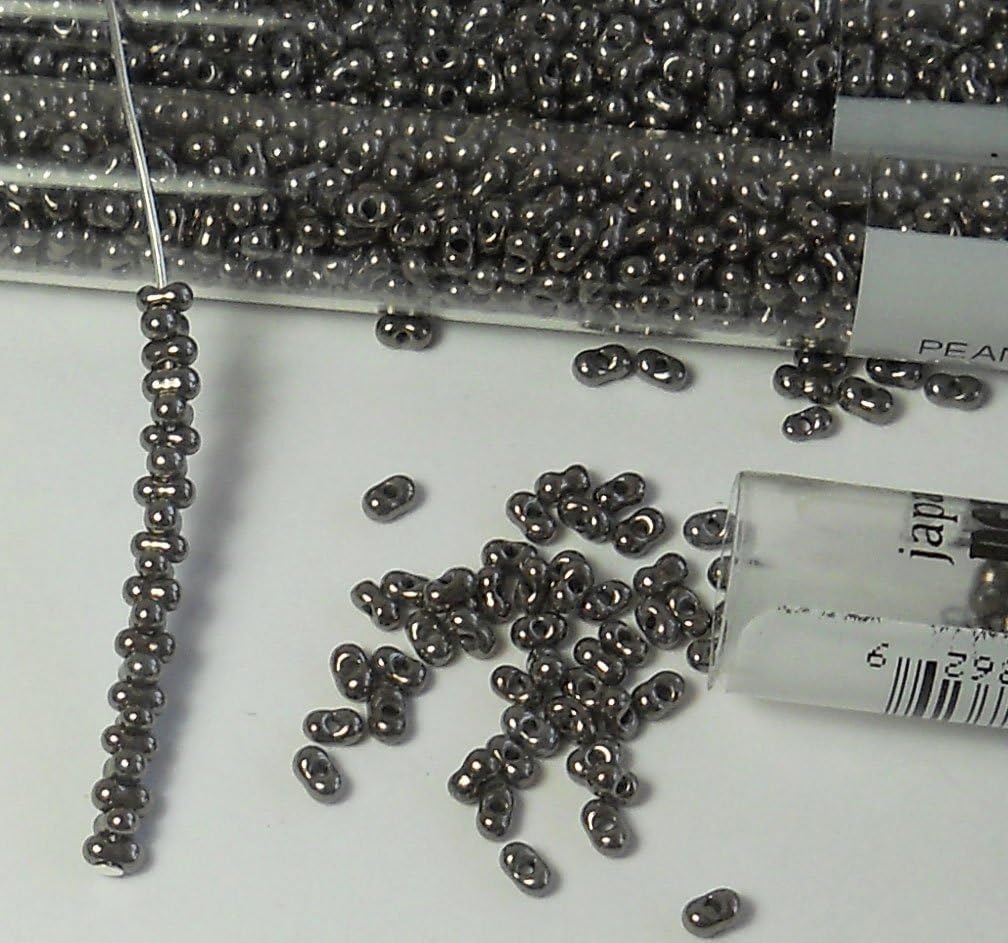 Pebble Luster 2x4mm 6/0 Peanut Farfalle Butterfly Seed Beads 23 Gram Tube