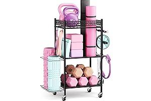 VOPEAK Yoga Mat Storage Rack: Your Home Gym Storage Solution