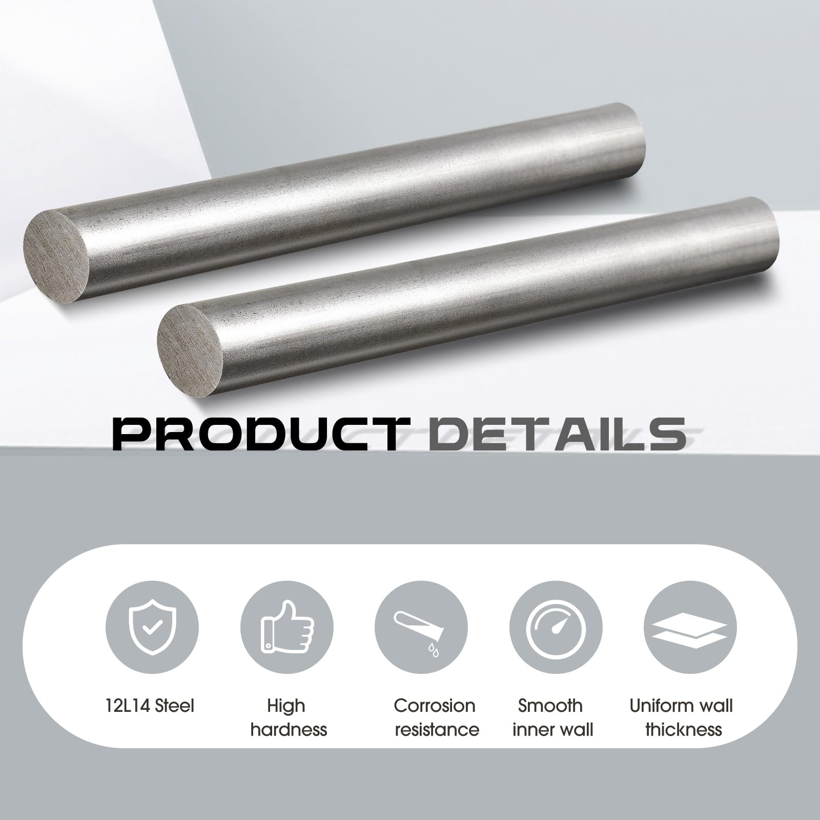 Steel Bar Stock - 2 Pack for DIY Crafts -4