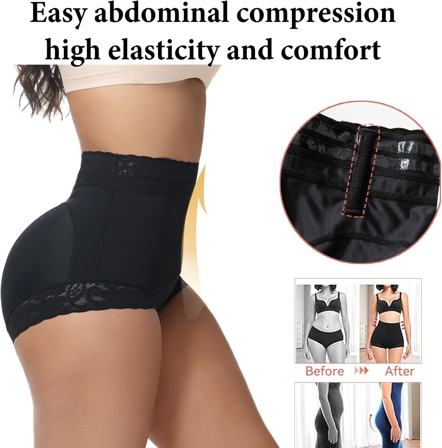 Pehhim Women butt lifter panties Lace Tummy Control Shapewear Shorts Fajas Colombianas Moldeadoras Comfortable underwear - Image 8