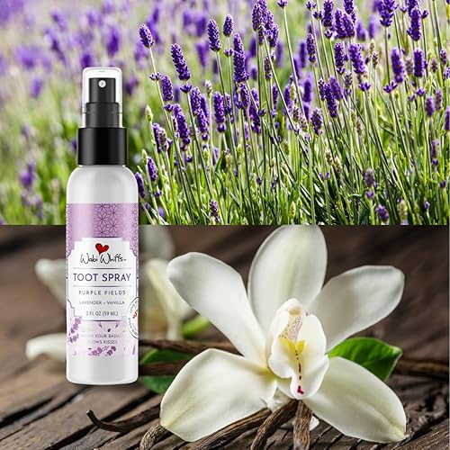 Miniatura 4 de Wabi Whiffs Sprays Toot para habitaciones y baños (campos morados)