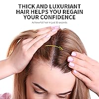 Vista 5 de SEVICH Fibras capilares para adelgazar el cabello, fibras de construcción del cabello al instante más gruesas y completas, polvo para el cabello