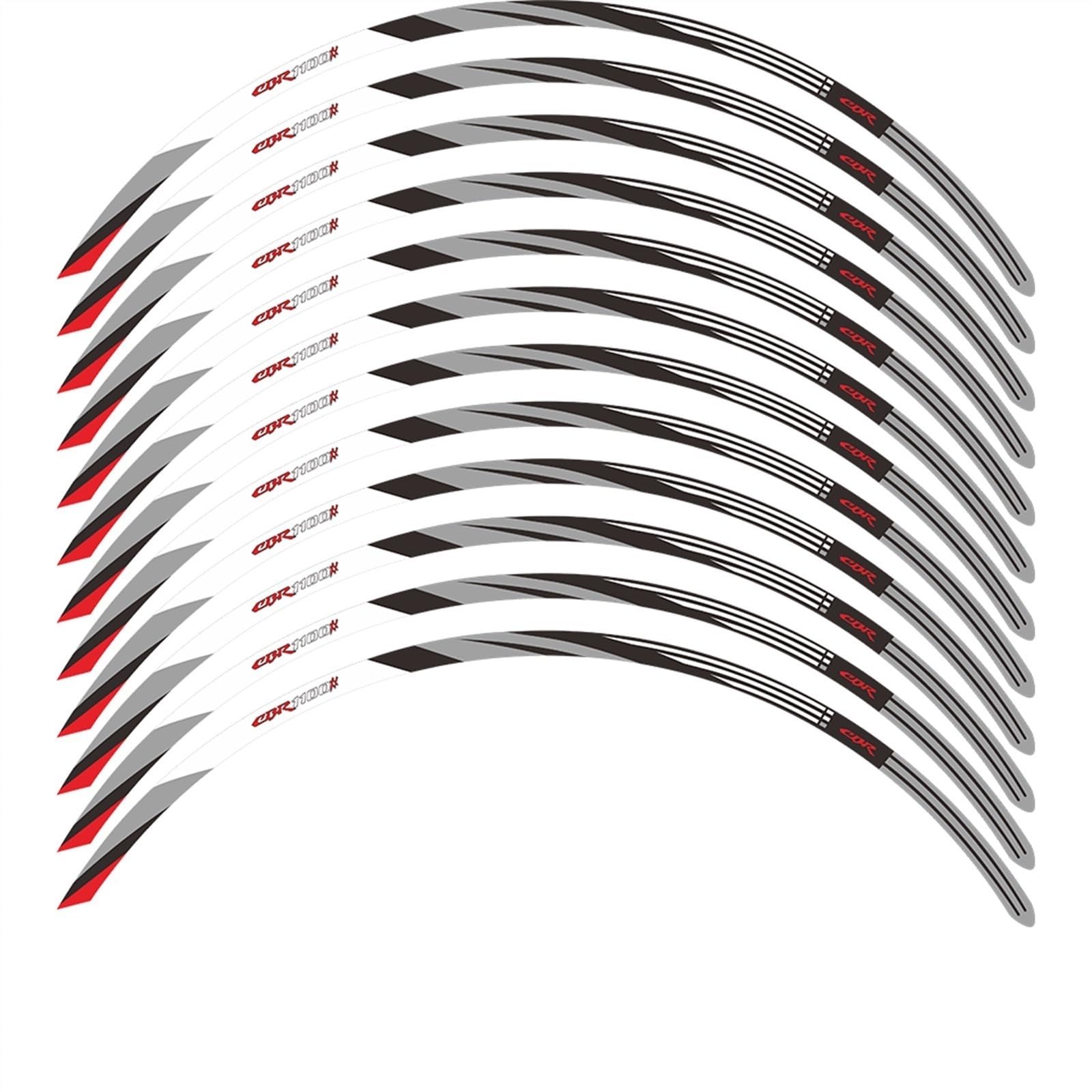 for 1100XX for CBR 1100 for XX for Super Blackbird 1997-2009 2008 Motorcycle Decal Decorative Stripe(2)