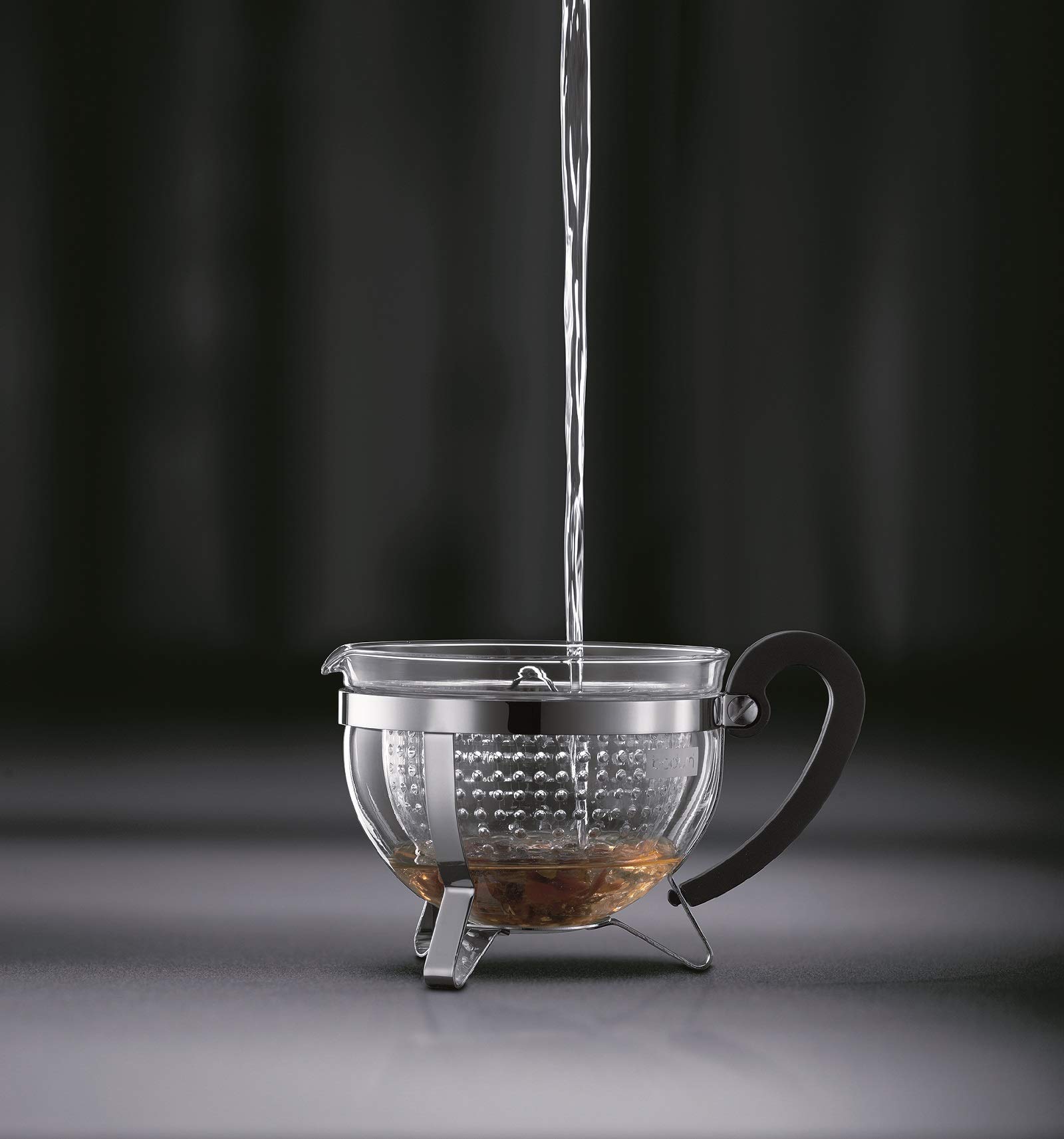 CHAMBORD®: Teekanne, 1.3 l, mit farbigem Plastikdeckel, Griff