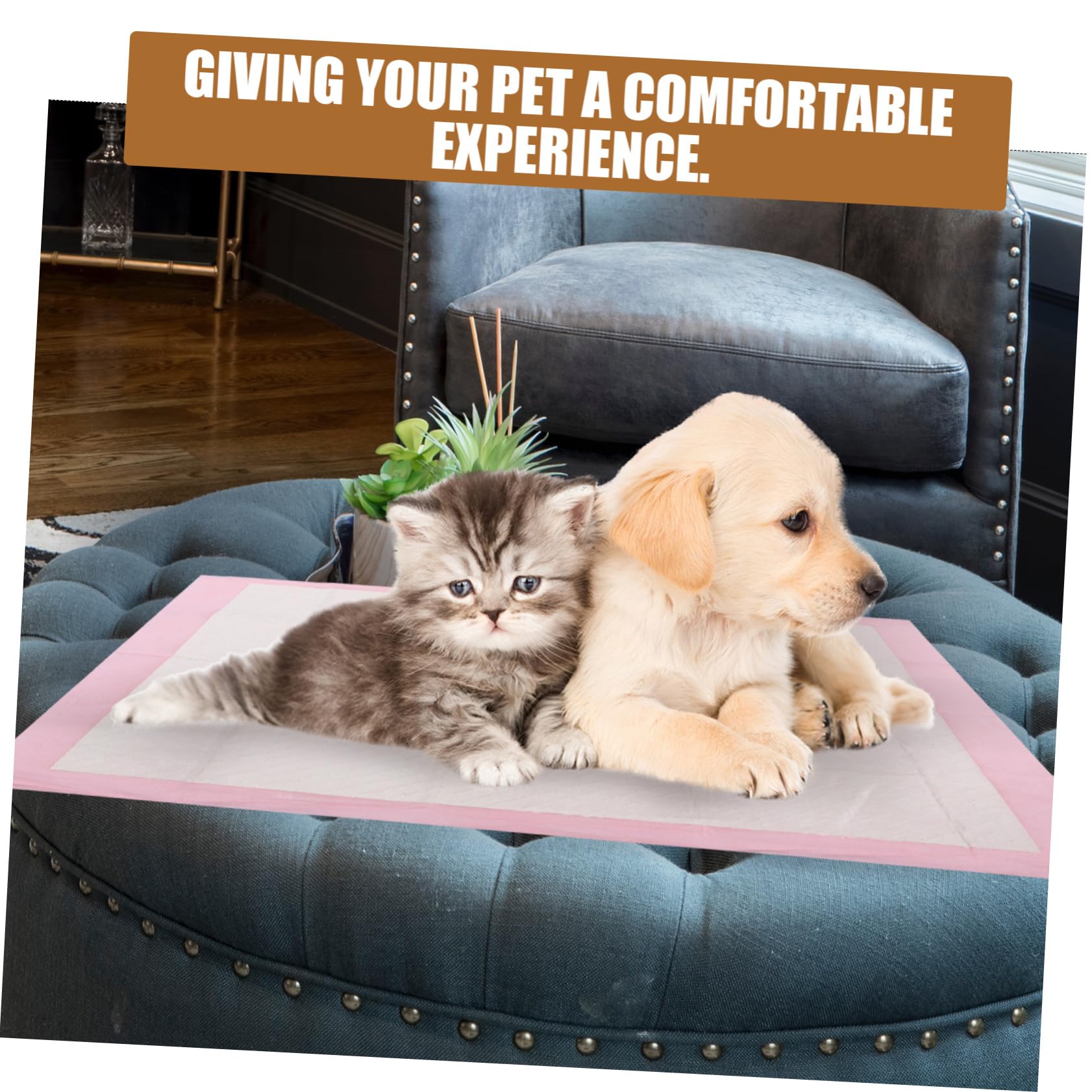 INOOMP 1paquete Empapadores para Perros Almohadillas Higiénicas Absorbentes Diseño Especial para Entrenamiento De Mascotas y Uso Interiores