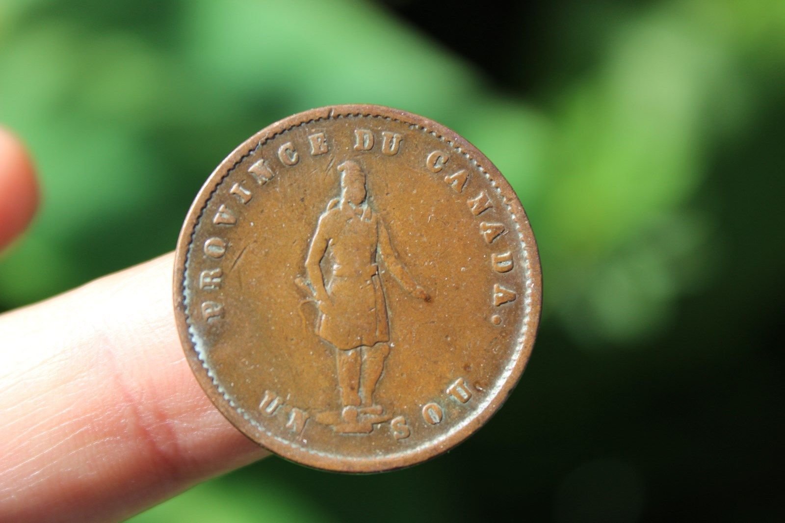 Amazon.com: 加拿大硬幣,半分錢=Un Sou,魁北克銀行代幣,F/VF,1852 : 藝術古董收藏