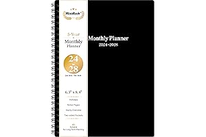 Two Year Monthly Planner 2024-2026 with Tabs