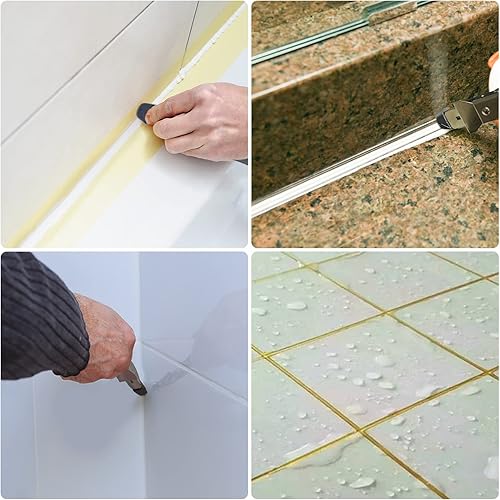 Miniatura 7 de ZFULVO Mejora tu juego de calafateo con nuestra herramienta de calafateo de acero inoxidable 4 en 1 y almohadillas de silicona reemplazables