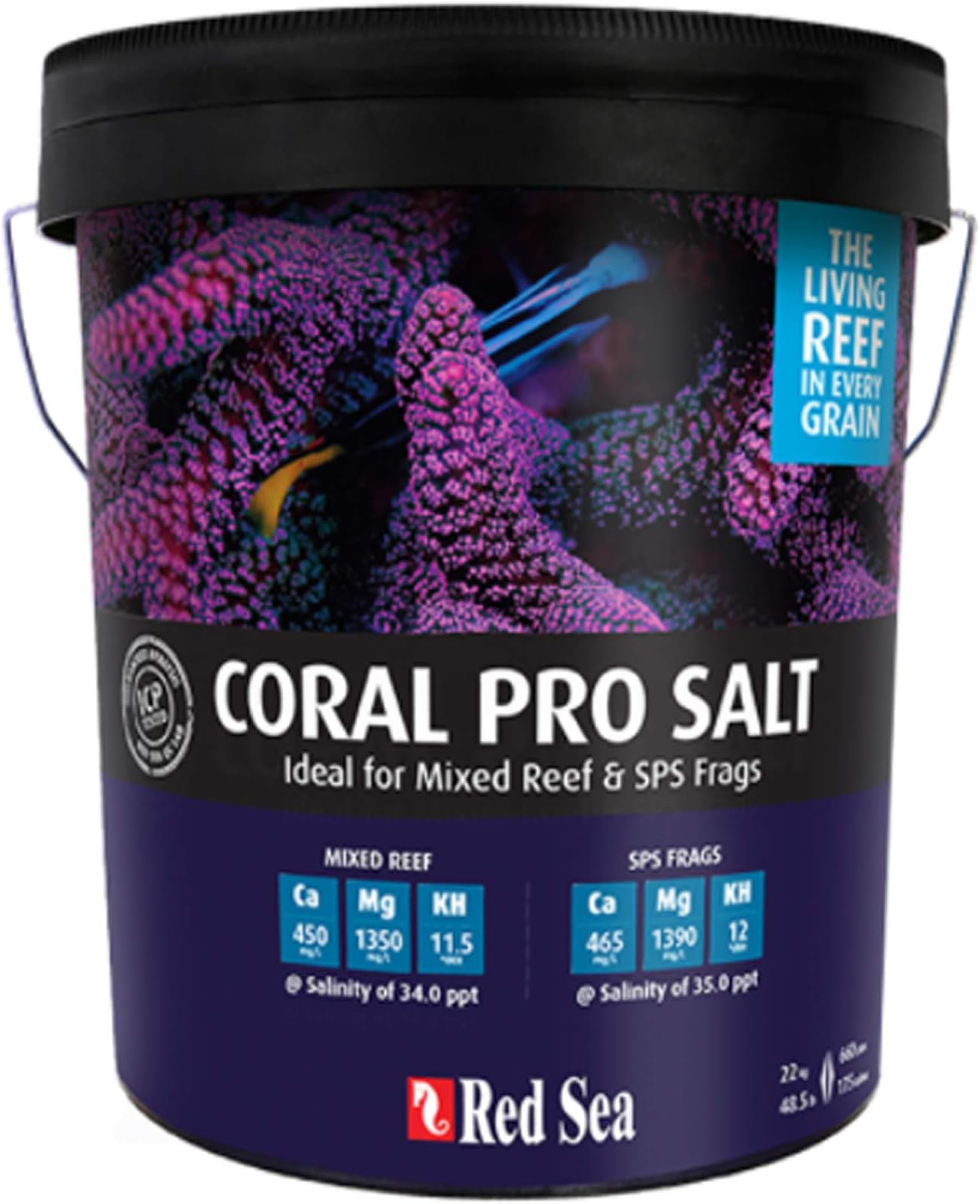 Red Sea Coral Pro Salt Mix - 7kg - Powder, Aquarium Salt Mix, Aquarium use, Coral growth promotion, Aquarium care, Reef aquarium, 7 kilograms