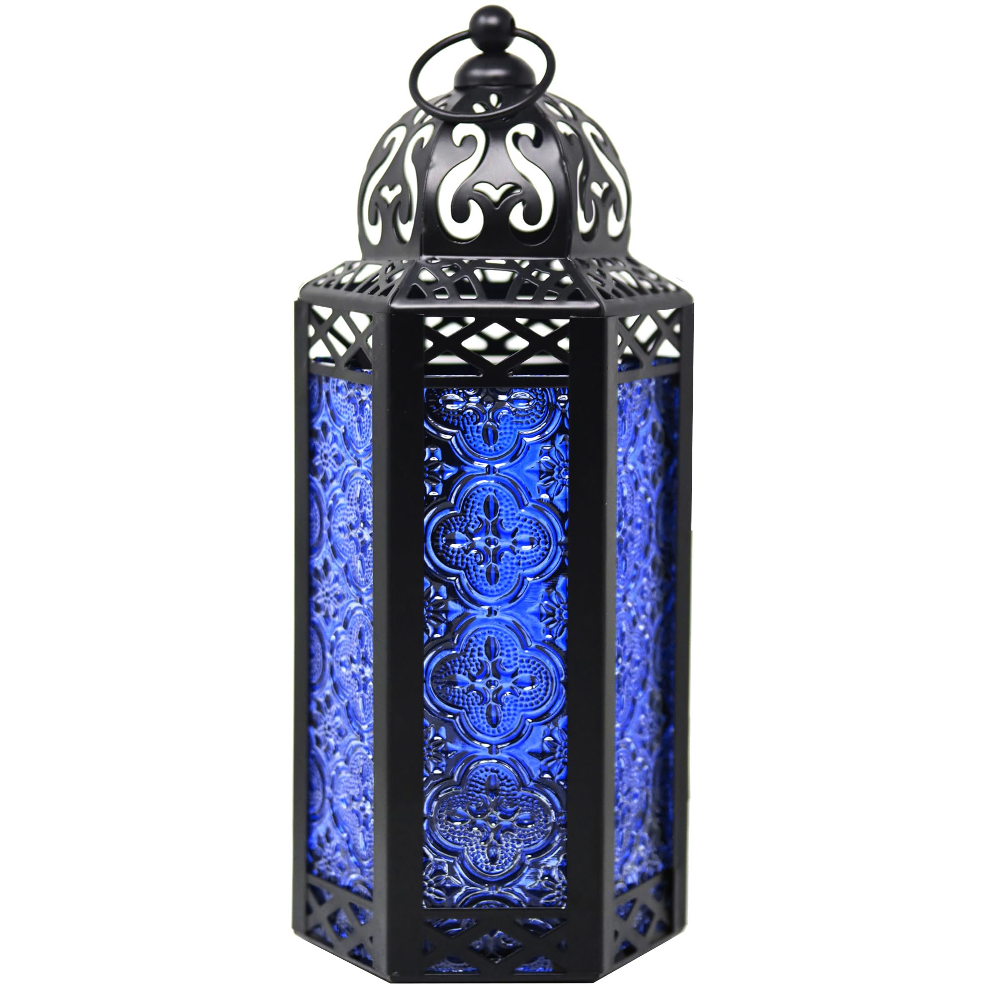 VELA LANTERNS Moroccan Candle Lantern Decorative Candle Holder for Table or Hanging Ramadan Decorations Indoor Home Decor Outdoor