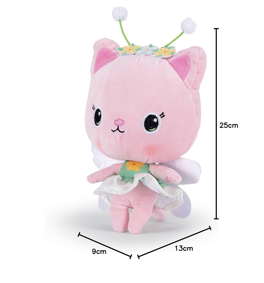 ピンクのキャラクター ぬいぐるみセット ギャビーのドールハウス ケーキーのいとこちゃん なかよし