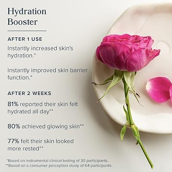 HERITAGE STORE Rosewater Face Moisturizer - Soothing Gel Moisturizer with Rose Complex, Niacinamide and Hyaluronic Acid - Dry to Combination Skin Care - Hypoallergenic, Vegan, 2oz