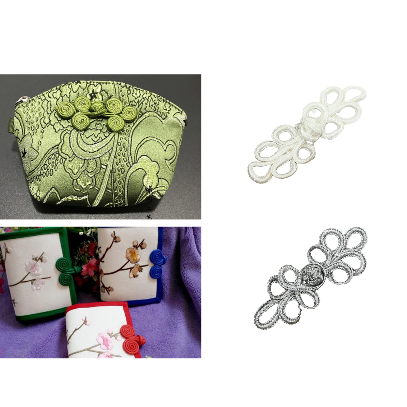 Fermeture chinoise à boutons, écharpe, cardigan et costumes, vêtements de couture, accessoires Cheongsam polyvalents