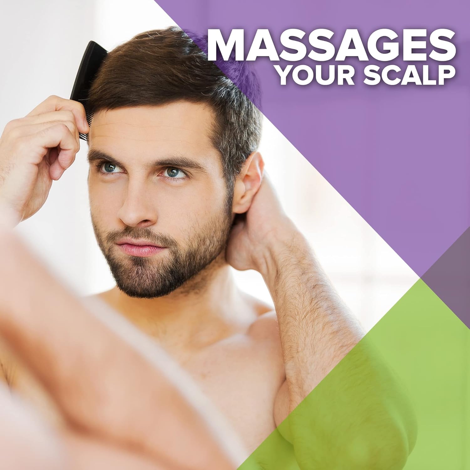 Mars Wellness 4点 プロフェッショナル コームセット ブラック - 米国製 - 上質なプロテールコーム ドレッサーヘア