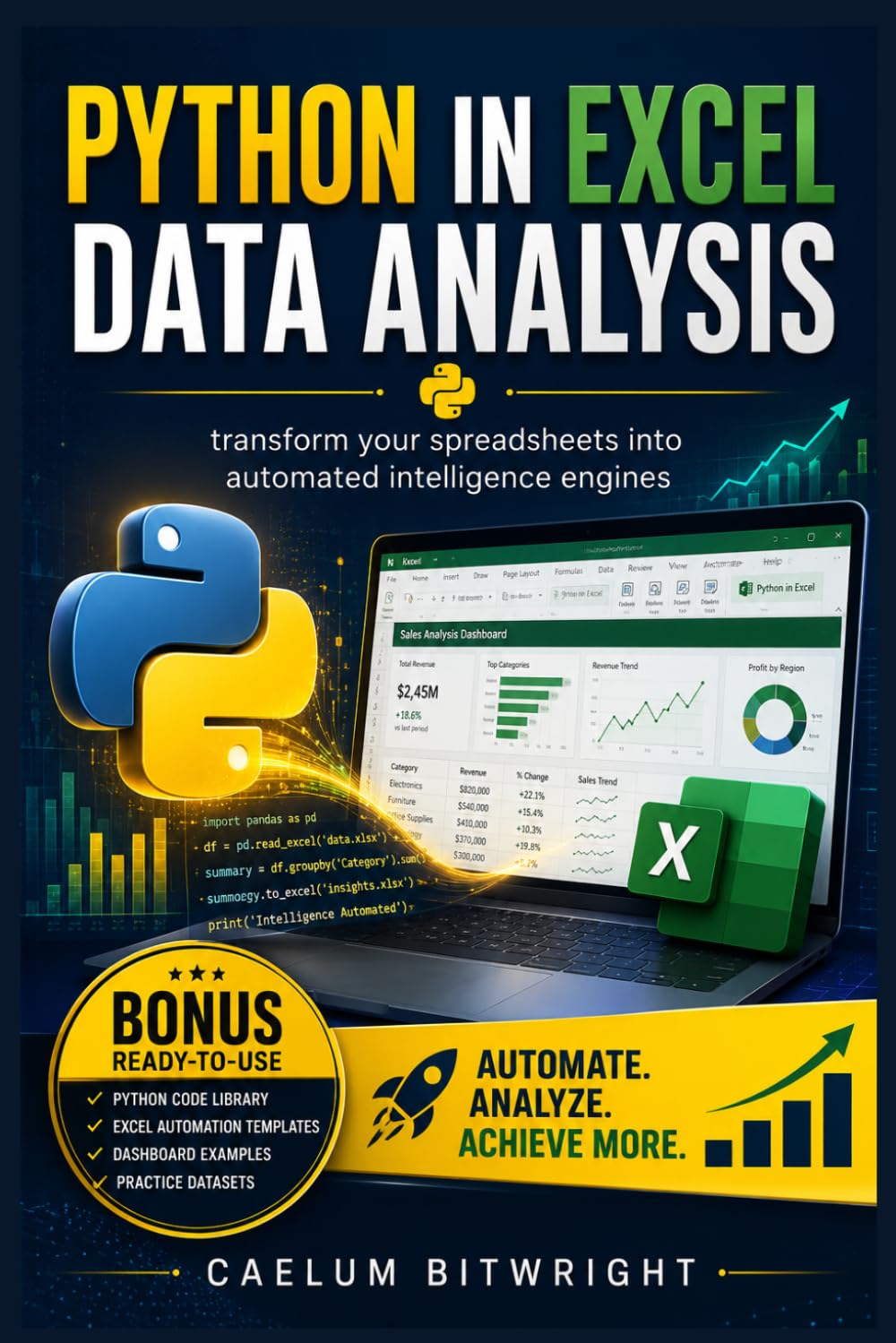 Python in Excel Data Analysis: Transform Your Spreadsheets into Automated Intelligence Engines (The Caelum Protocol)