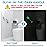 TAILI Shower Grab Bar Glow in The Dark, 2 Pack 16.8 in Grab Bars for Bathtubs and Showers,Shower Handles Shower Rails for Seniors and Elderly,Bathroom Safety Grip Removable No Drilling Waterproof Grey