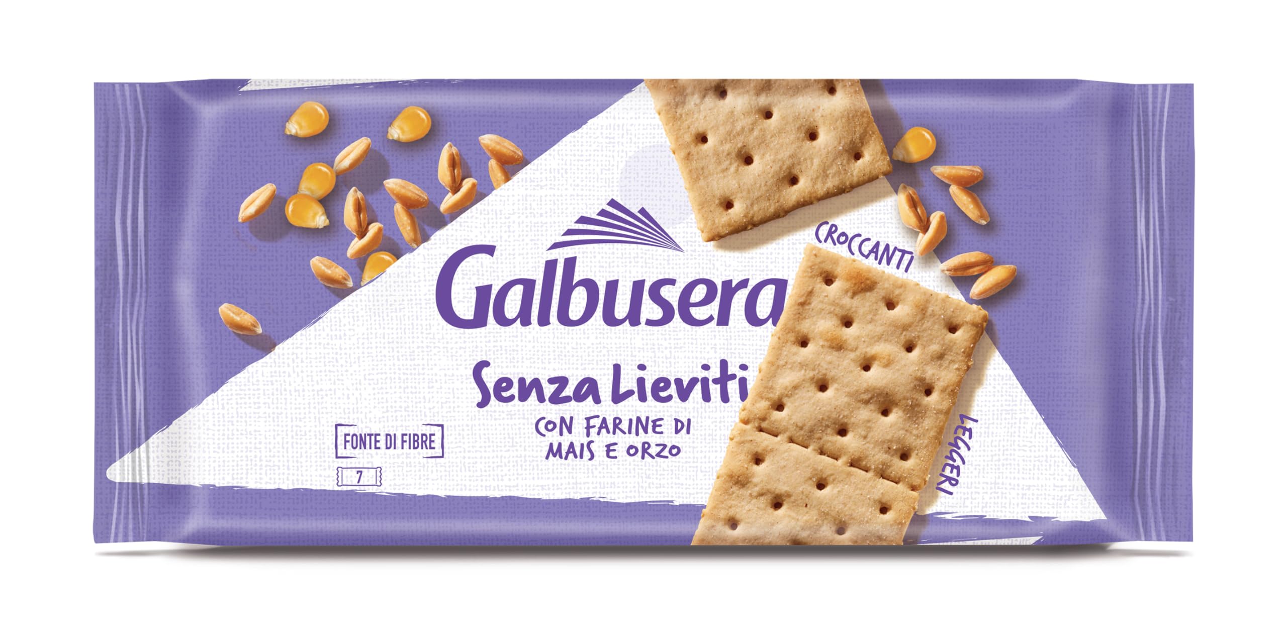 Galbusera BuoniCosì Cracker senza Lieviti con Farina di Tipo 2 - Pacco da 12 x 300 g