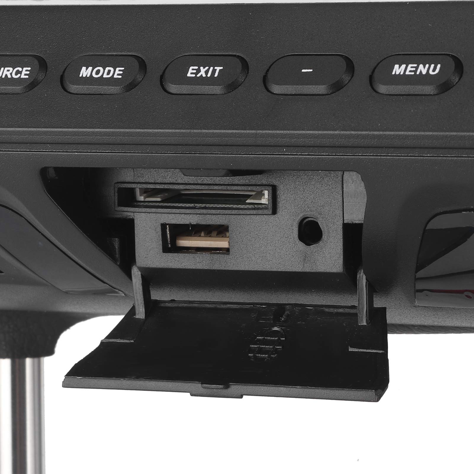 Lettore DVD per poggiatesta per auto, Lettore video per poggiatesta per auto HD da 7 pollici con supporto per poggiatesta e Bluetooth, Monitor per poggiatesta per auto multifunzione per video, giochi