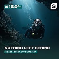 Vista 6 de Pano 3 Máscara de buceo, máscara de esnórquel de vidrio templado, máscara de buceo de tres ventanas, máscara de buceo sin fugas, máscara de buceo