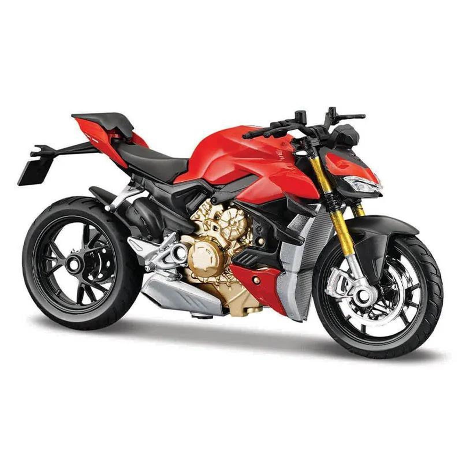 Modello di moto Modellino Di Moto Da Cross In Scala 1/18, Auto Giocattolo Collezione, Regalo, Produzione Pressofusa Statica Per DUCATI, Per SUPER, Per NAKED V4 S