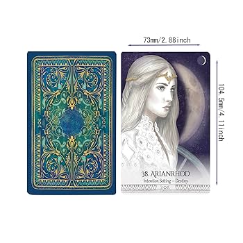 Amazon.co.jp: 女神のスピリットオラクルデッキ，44枚のカードは