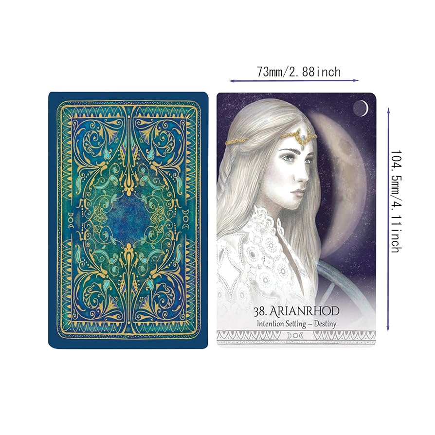 Amazon.co.jp: 女神のスピリットオラクルデッキ，44枚のカードは