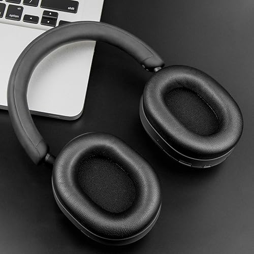 Miniatura 7 de SOULWIT Almohadillas de repuesto de piel de cordero para auriculares Sony WH-1000XM5 (WH1000XM5) con cancelación de ruido, almohadillas con piel de