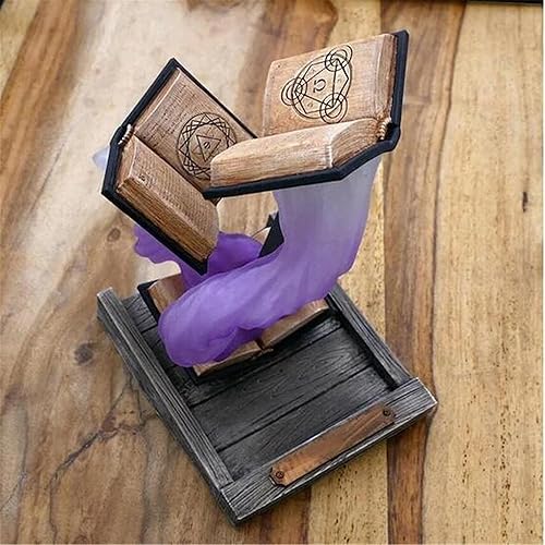 Miniatura 3 de Torre de dados de libros mágicos, torre de dados de Tomes of Magics, torre de dados mágicos, adornos de torre de dados grandes, bombillas