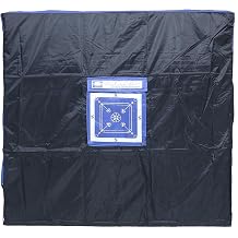 KNK Carrom Board Cover, Full Zipper Water-Resistant with Storage Pocket