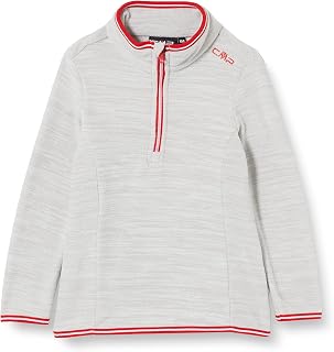 CMP Girl's Felpa in Pile Arctic Fleece Con Mezza Zip Jumper