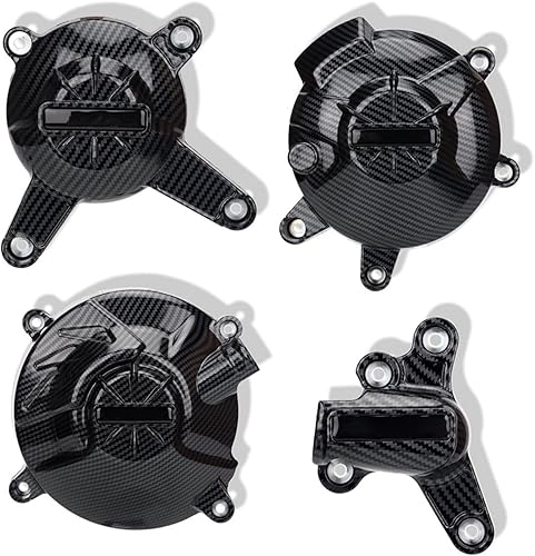 HELMOP Compatible con Yamaha FZ09 FZ-09 Mt09 Mt 09 Mt-09 Scrambler Tracer 900 - Cubierta protectora de motor de motocicleta color A