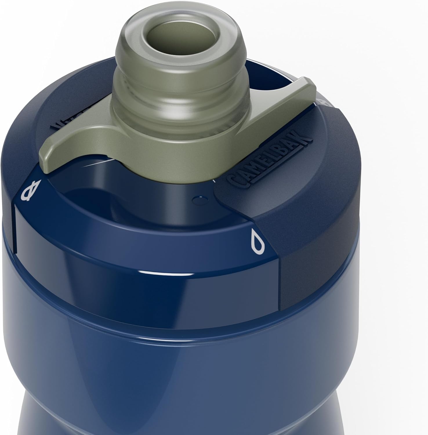 CamelBak Podium Bike Squeeze Water Bottle Mercury Deep Sea, 24oz - Image 3